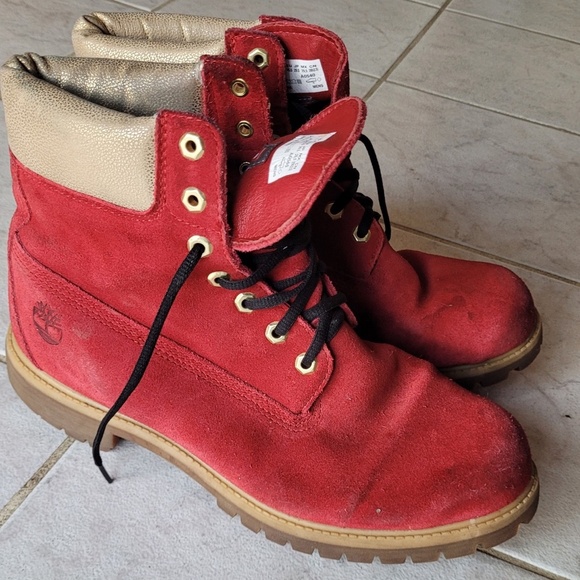 Timberland Limited Release Boots Mens Size 11.5 M - Red main image 7
